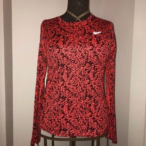 nike running athletic shirt